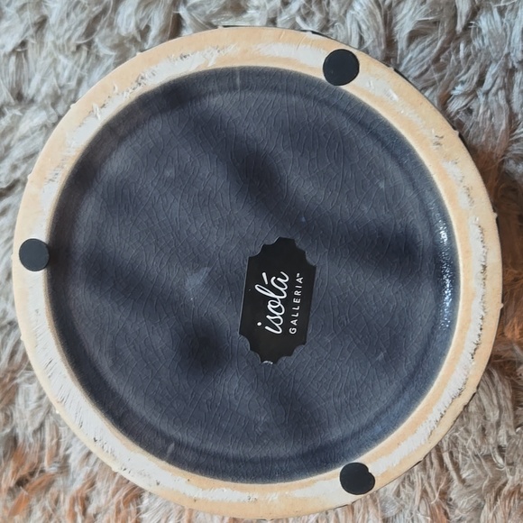 Chevron Patterned Gray Planter - Picture 5 of 8